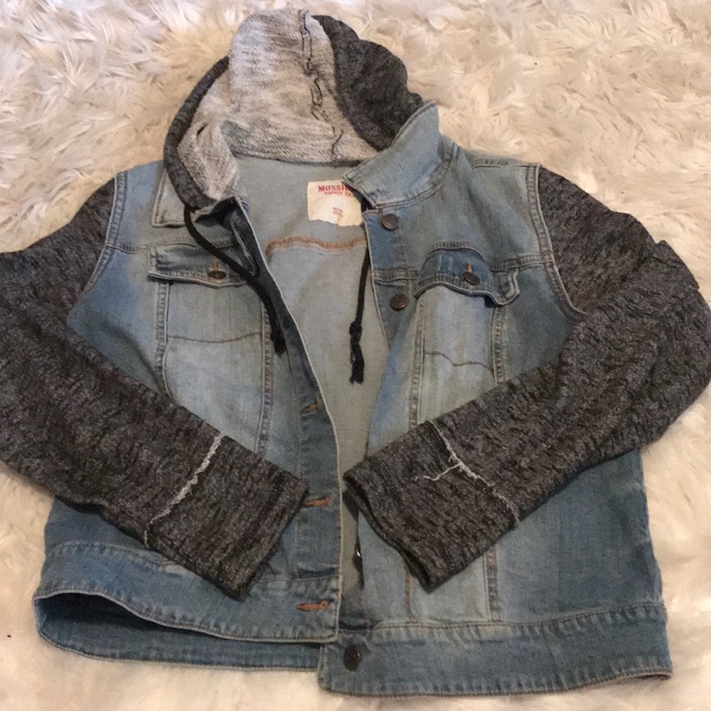 Mossimo jean jacket/hoodie